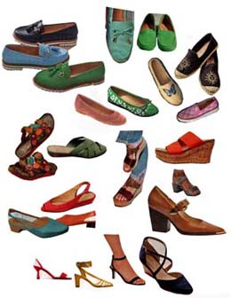 Shoes! So many choices! Prints, checks, stripes in every style